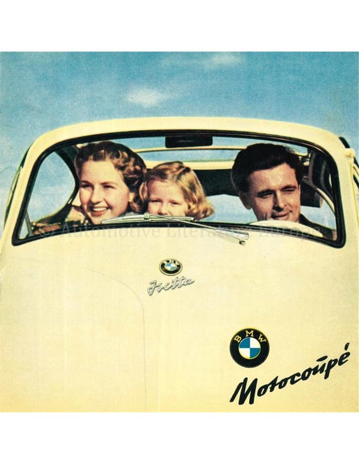 1958 BMW ISETTA BROCHURE ENGELS, Livres, Autos | Brochures & Magazines