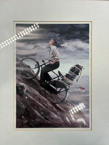 Teun Hocks (1947-2022) - Man on a bicycle