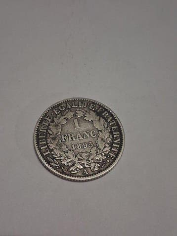 France. 5 pièces de 1 franc argent 1888-1912 (Sans prix de