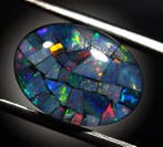 Cts. 6,80 Australisch Mosaic Triplet Opal Cabochon - Hoogte: