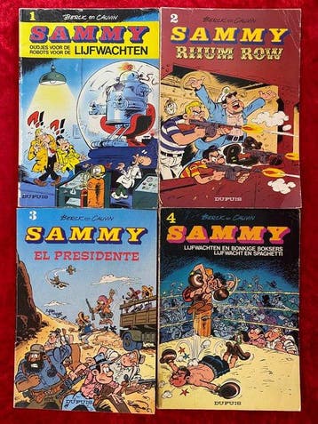 Sammy 1 t/m 35 - Bijna complete reeks SC - 35 Album - Eerste, Nieuw