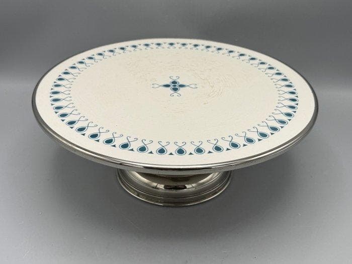 Étagère - Metaal, Keramiek - etagère / serveerschaal, Antiek en Kunst, Kunst | Designobjecten