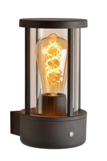 Lucide LORI - Wandlamp Buiten Ø 12 cm E27 IP44 Antraciet, Verzenden