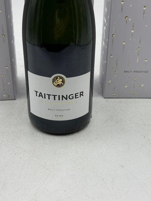 Taittinger, Brut Prestige - Champagne - 3 Fles (0,75 liter), Verzamelen, Wijnen