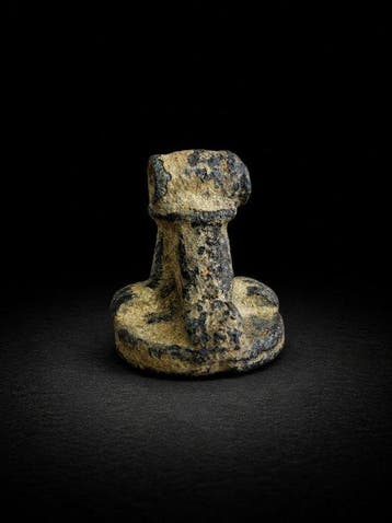 Byzantijns Brons Zegel - 2.6 cm - 6e tot 9e eeuw n.Chr.