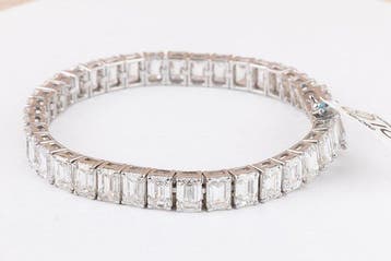 Armband - 18 karaat Witgoud - 35.00ct. tw. Diamant, Nieuw