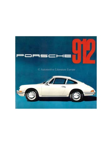 1965 PORSCHE 912 BROCHURE, Ophalen of Verzenden, Nieuw