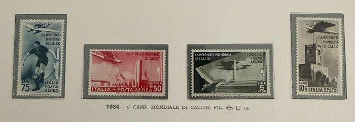 Koninkrijk Italië - 1933-1934 - 2e serie - eerste vlucht, Postzegels en Munten, Postzegels | Europa | Italië