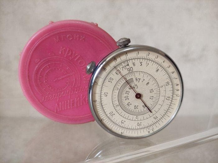 Kontrolpribor - Calculatrice - 1965 - Règle circulaire, Antiquités & Art, Art | Objets design