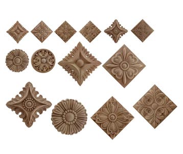 Decoratief houten ornament voor Interieurtoepassingen (mode, Verzenden