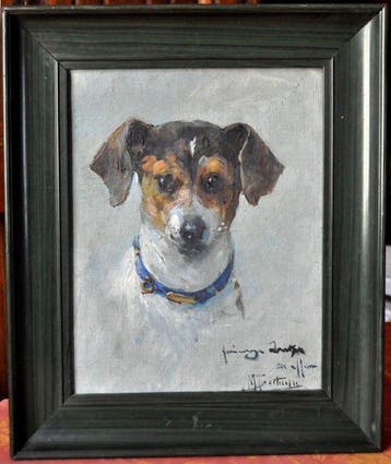 Mariano Bertuchi Nieto (1884-1955) - Portrait de chien