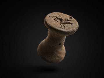 Laat-Romeins / Vroeg-Byzantijns Terracotta stempel zegel -