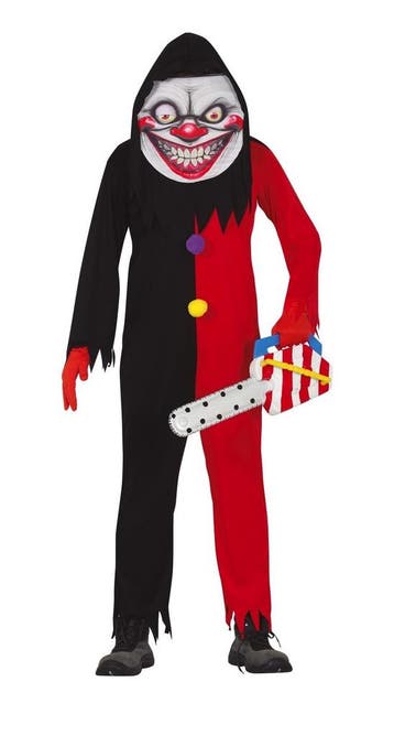 Smile Clown Halloween Kostuum Heren L, Verzenden, Nieuw