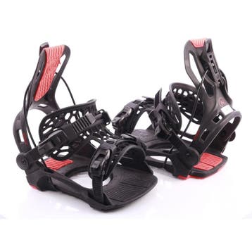 XL snowboard bindingen NIDECKER FLOW FENIX 2026, Black/red, Verzenden, Gebruikt