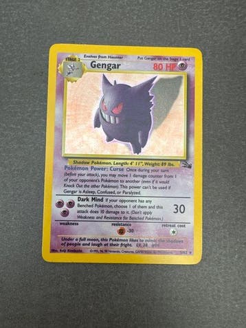 Pokémon - 5 Card - Lapras, Articuno, Gengar, Moltres, Raichu, Nieuw