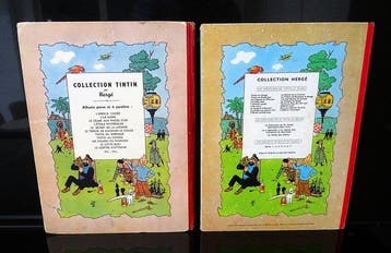 Tintin T2 - Tintin au Congo - B1 + B20 - 2 Album - 1946/1956, Livres