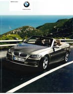 2009 BMW 3 SERIE CABRIOLET BROCHURE DUITS, Ophalen of Verzenden