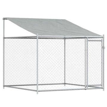 Hondenhok 2x2m Staal - 54% Korting! Retour deal, Dieren en Toebehoren, Hondenkennel, 100 cm of meer, Verzenden, 110 cm of meer