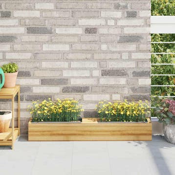 vidaXL Bloembakken voor europallets 12 st 36x13,5x9,5 cm PP, Verzenden, Nieuw