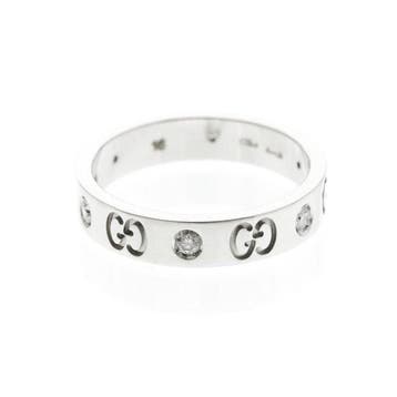Gucci - Ring - 18 karaat Witgoud, Nieuw