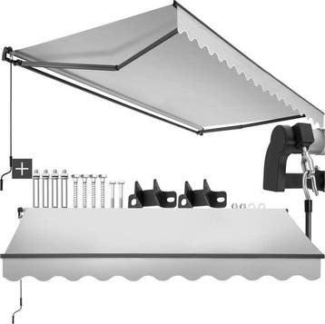 2dekans | tectake® Zonnescherm met Knikarm - 300 x 250 cm -, Ophalen of Verzenden, Nieuw