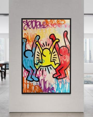 Gunnar Zyl - Family / Keith Haring & Zyl XXL