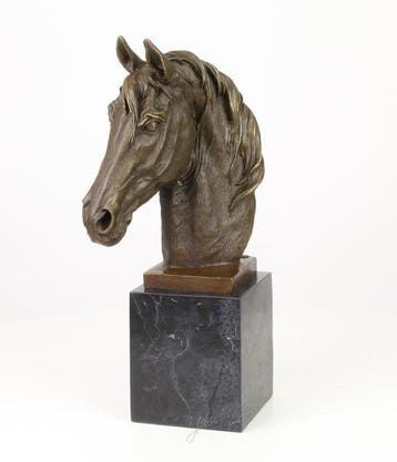 Statue, Exclusief paardenhoofd 43.5 cm / 10.5 kg - 43.5 cm -, Antiek en Kunst