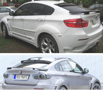 Aileron Becquet de Toit Pour Bmw X6 E71 08-14, Verzenden