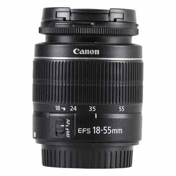 Canon EF-S 18-55mm f/3.5-5.6 III met garantie, Ophalen of Verzenden, Gebruikt