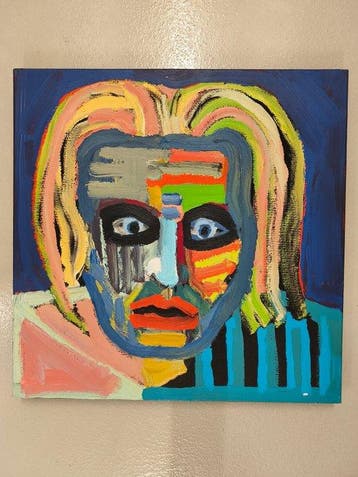Alexander Waltner (XX-XXI) - Selbstportrait, Antiek en Kunst, Kunst | Schilderijen | Modern