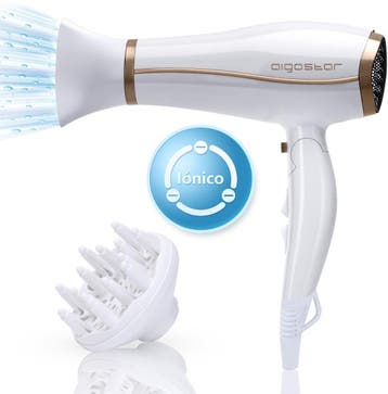 Fohn - Haardroger - Reisfohn - 2200W - Wit - Aigostar, Verzenden, Nieuw