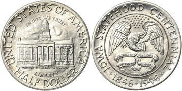 1/2 Dollar 1946, Vereinigte Staaten von Amerika, Verzenden