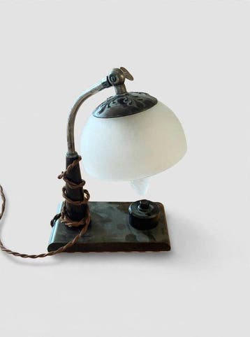 altro - Lampe de table - Métal, Verre, Bakélite -