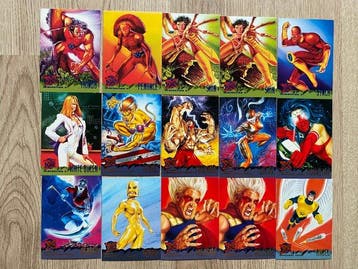 Fleer - 93 Bulk kaarten - X-Men, Marvel Superstars 95 Fleer, Verzamelen, Overige Verzamelen, Nieuw