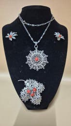 Sans prix de réserve - Ensemble de bijoux 3 pièces Argent