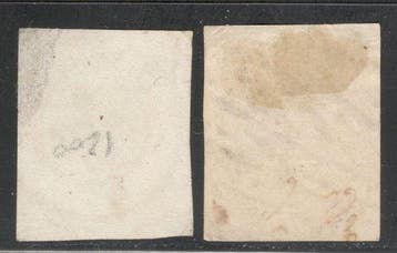 Luxembourg 1859/1863 - Ecusson : 1c Brun Clair - Yvert n°3