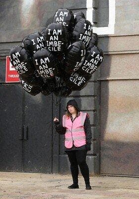 David Shrigley (1968) - I AM AN IMBECILE BALLOON (BANKSYS