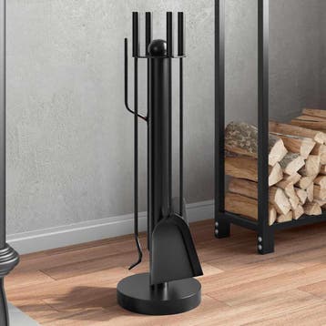 vidaXL 5-delige openhaardgereedschapset 18x56 cm staal, Verzenden, Nieuw