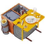 tectake Picknickmand Texel voor 4 personen, met koelvak & ac, Verzenden