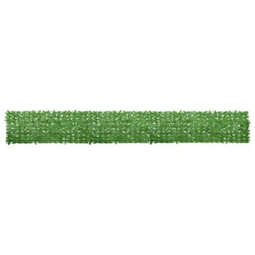 vidaXL Balkonscherm met groene bladeren 600x75 cm, Tuin en Terras, Verzenden, Nieuw