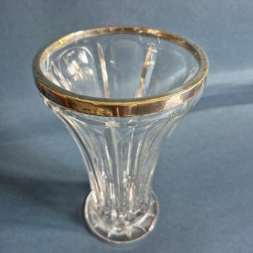 Art-Déco-Kristallvase, Schmidt-Staub Pforzheim - Vaas -