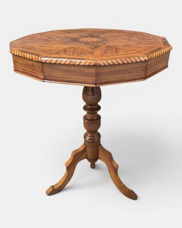 Centre de table - Ronce de noyer, Antiquités & Art