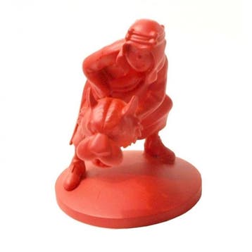 Kuifje Beeldje Abdallah Mat Rood 8 cm, Ophalen of Verzenden