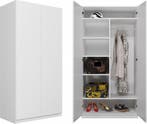 Kledingkasten - Wit (Kledingkast 150 breed, Slaapkamer), Huis en Inrichting, Kasten | Kleerkasten, Verzenden, Nieuw, 50 tot 100 cm