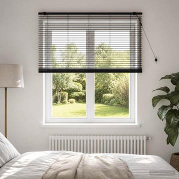 vidaXL Venetiaanse jaloezie Zwart 150 x 160 cm 35 mm, Verzenden, Nieuw