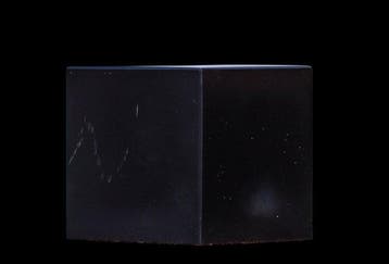 Natuurlijke zwarte turmalijn Schorl kubus - 8,0 cm - 1,65, Verzamelen