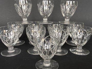 Baccarat - Drinkset - Prachtige serie van 12 glazen - Art