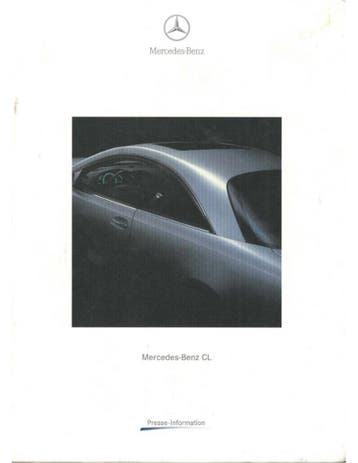 1999 MERCEDES BENZ CL KLASSE PERSMAP FRANS