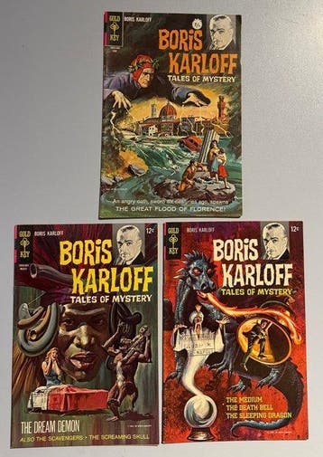 Boris Karloff/Cap Venture/Brothers Spear/etc. - 9 Comic -