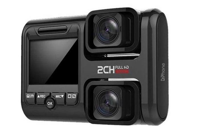 DrPhone RangeT1 Dashcam – Full HD 1080P – WiFI + Dubbele, Autos : Divers, Dashcams, Envoi